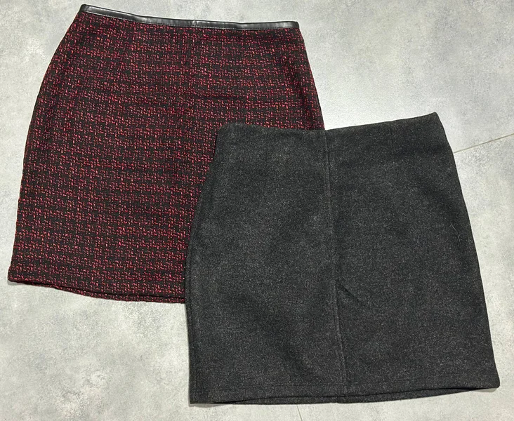 Юбка Koton (2 шт) — jean, velvet, miniskirt