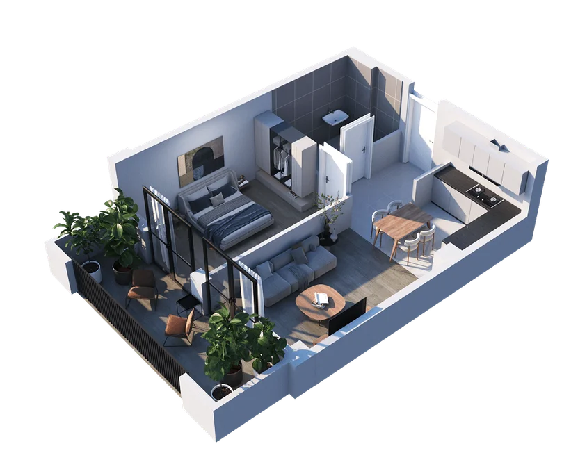 2 room flat for sale. Nadzaladevi