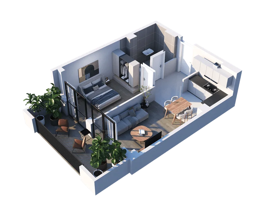 2 room flat for sale. Nadzaladevi