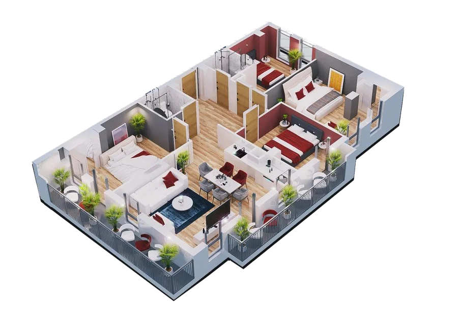 5 room flat for sale. Saburtalo
