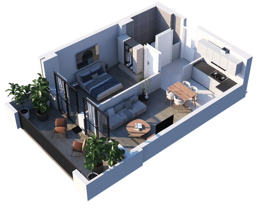 2 room flat for sale. Nadzaladevi