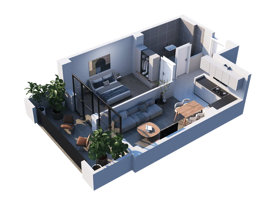 2 room flat for sale. Nadzaladevi