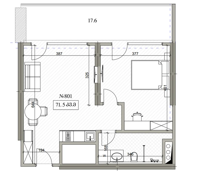 Студия на Marina Club Lech and Maria Kaczynski street 17/19 Airport District