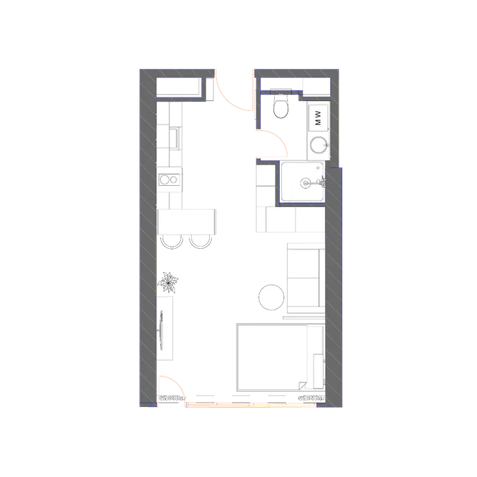 Студия на Bagrationi Residence Batumi Bagrationis Shes. 53 Bagrationi District