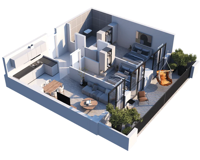 3 room flat for sale. Nadzaladevi