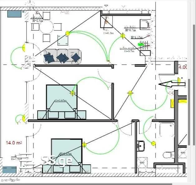 3 room Flat For Sale. Saburtalo