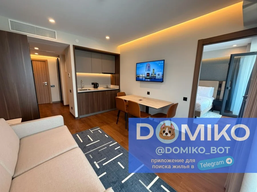 Квартира 1+1, 54 м²