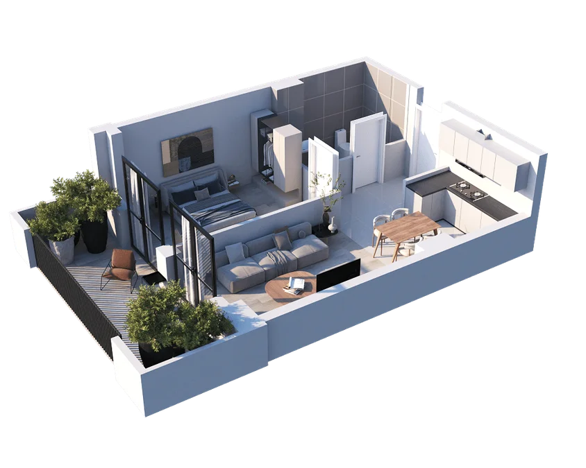 2 room flat for sale. Nadzaladevi