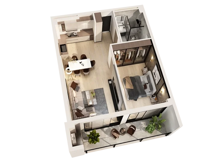 2 room flat for sale. Didi digomi