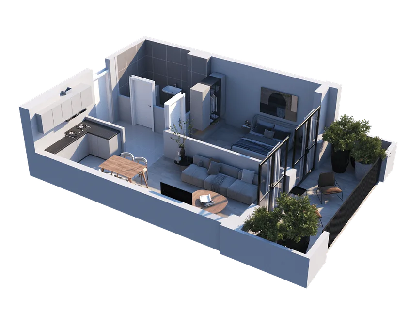 2 room flat for sale. Nadzaladevi