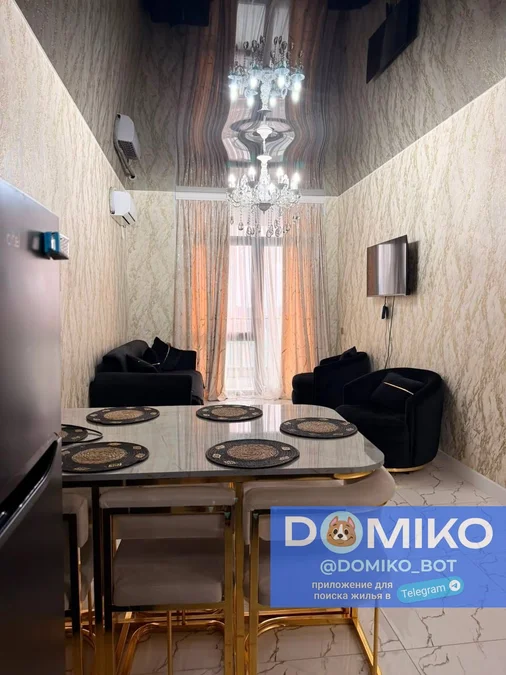 1+1 на 35 этаже, 60 кв/м, $650