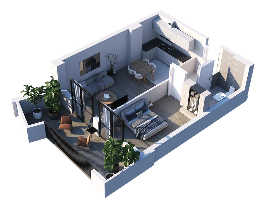 2 room flat for sale. Nadzaladevi