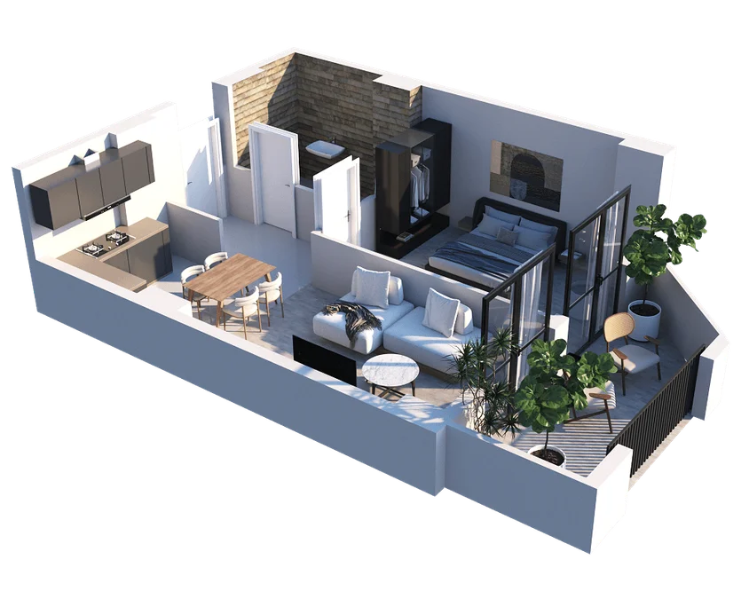 2 room flat for sale. Nadzaladevi