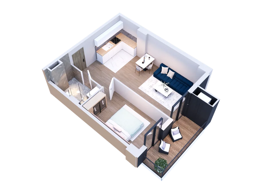 2 room flat for sale. Nadzaladevi
