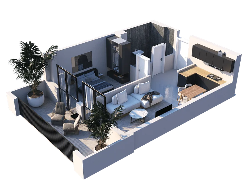 2 room flat for sale. Nadzaladevi