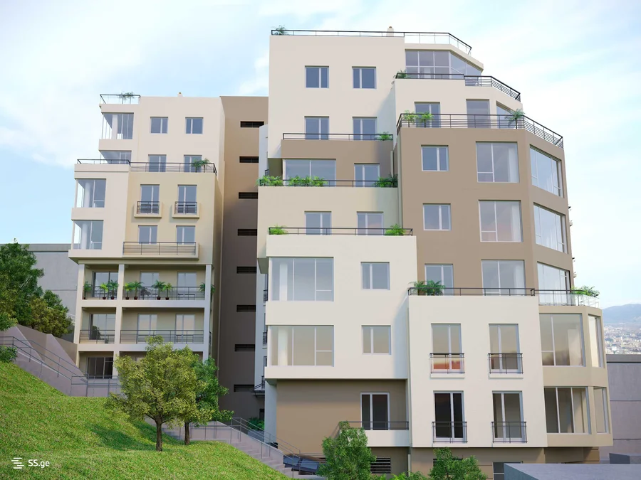 Квартира 89.9 кв.м в Ваке, белый каркас