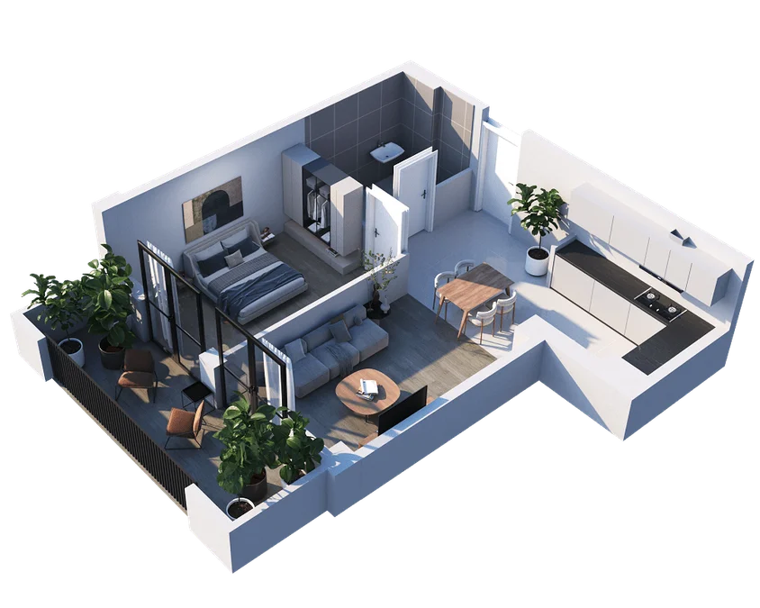 2 room flat for sale. Nadzaladevi