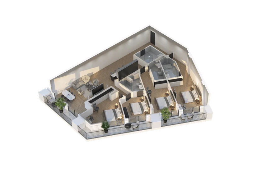 5-комнатная квартира. Ваке