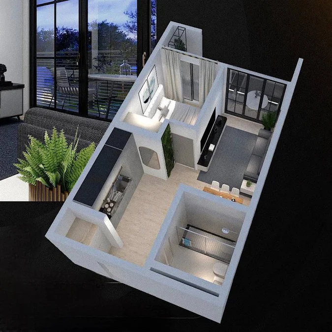 Студия на Citron Residence Batumi St 36ა Old Batumi District