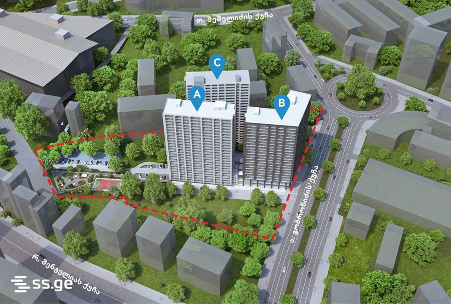 Коммерческое помещение на i. vekua st. Gldani