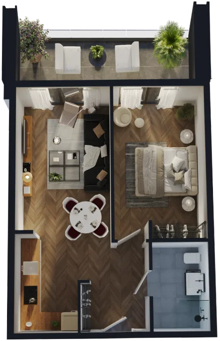 2 room flat for sale. Ortachala