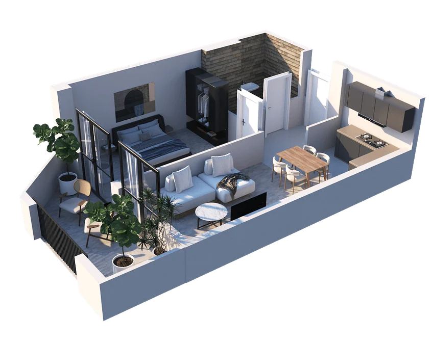 2 room flat for sale. Nadzaladevi