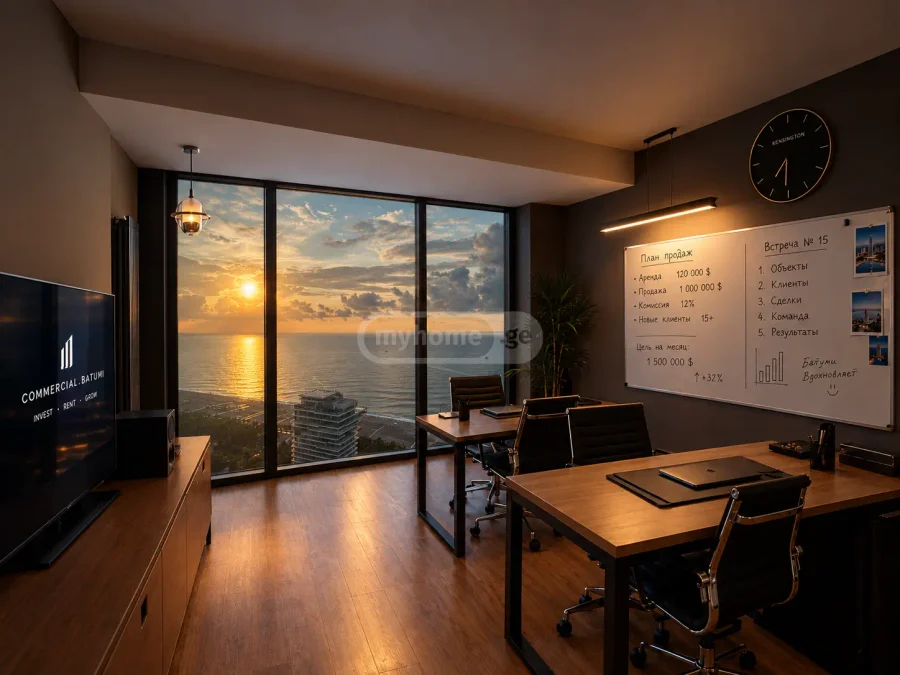 1+1 на Porta Batumi Tower Ш. Руставели пр. 2 რუსთაველის უბანი