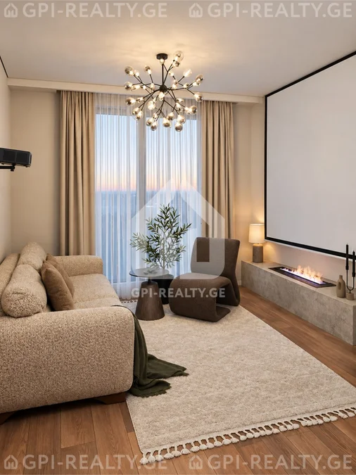 2-bedroom с дизайнерским ремонтом в LemonGarden Residence & Spa