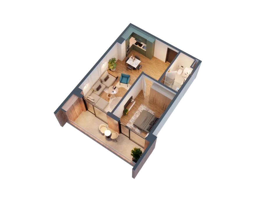 2-комнатная квартира. Авлабари