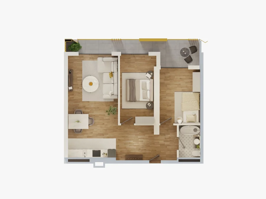 3 room flat for sale. Isani
