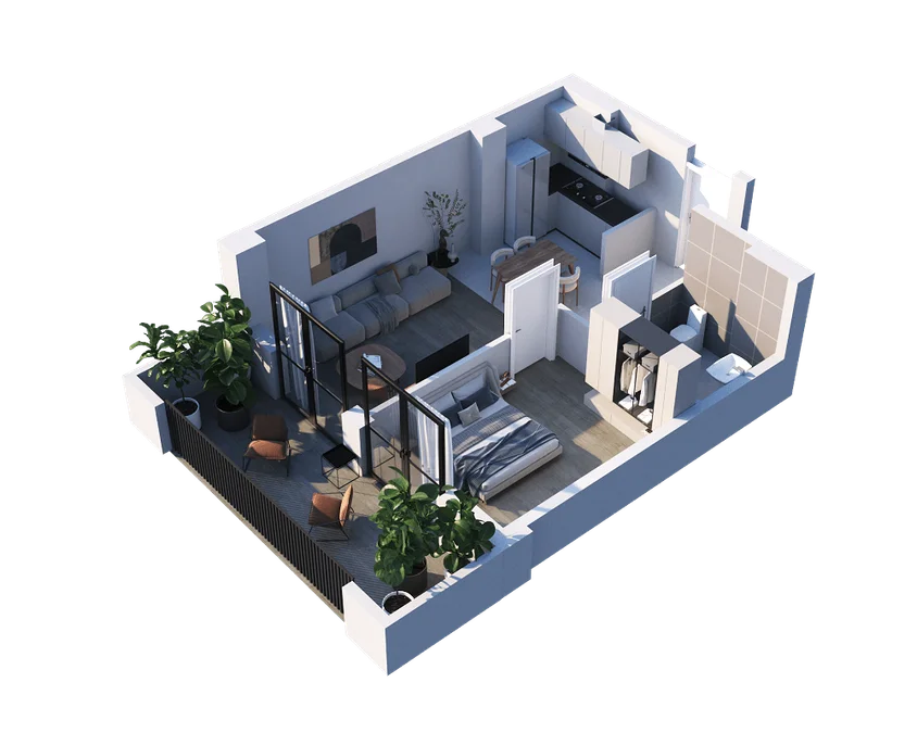2 room flat for sale. Nadzaladevi