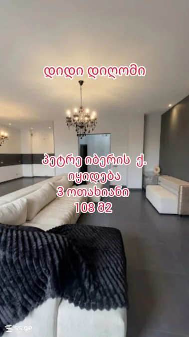 3 room Flat For Sale. Didi digomi