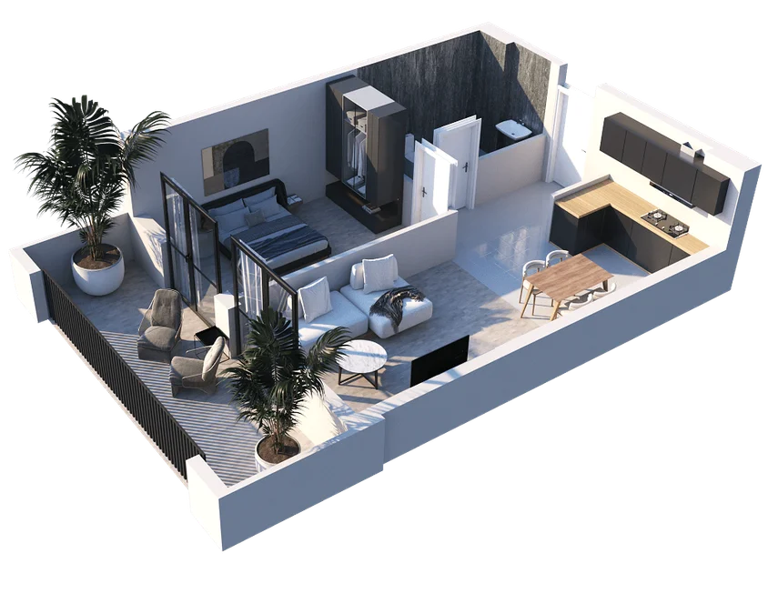 2 room flat for sale. Nadzaladevi
