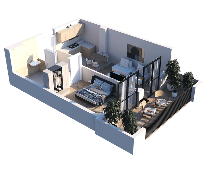 2 room flat for sale. Nadzaladevi