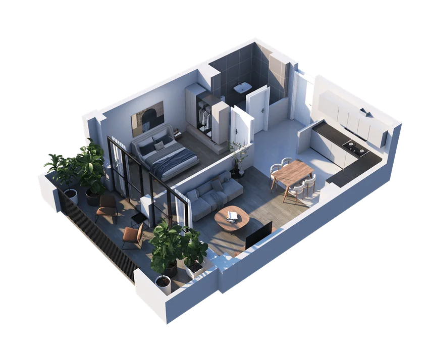 2 room flat for sale. Nadzaladevi