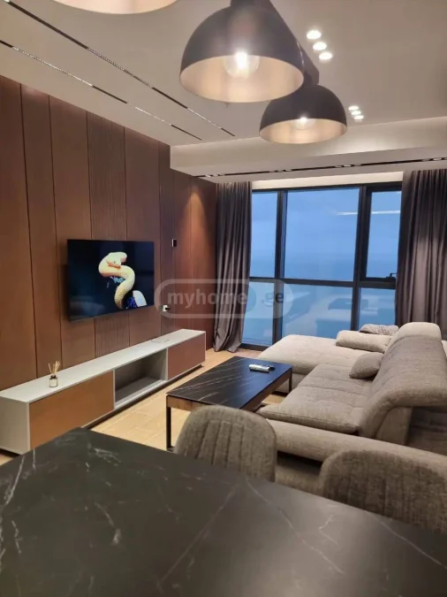 Квартиру 1+1 с прямым видом на море и премиальным ремонтом в комплексе Porta Tower