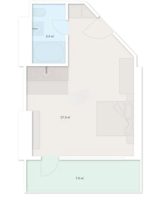 Студия на улица Шерифа Химшиашвили 10 Khimshiashvili District
