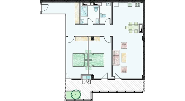 3 room flat for sale. Saburtalo