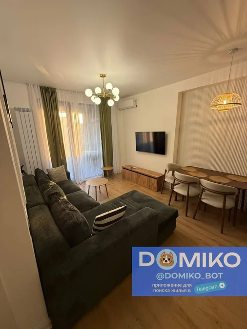 1+1 room, 50 m² apartment