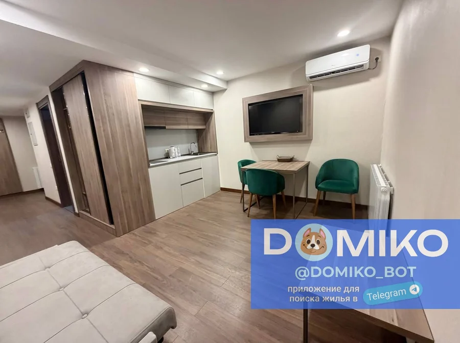 1+1 комнатная квартира, 45 м²