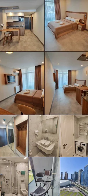 Студия -$75000 BagrationiResidence Багратиони АллеяГероев Грузия виднастадион квартира недвиж
