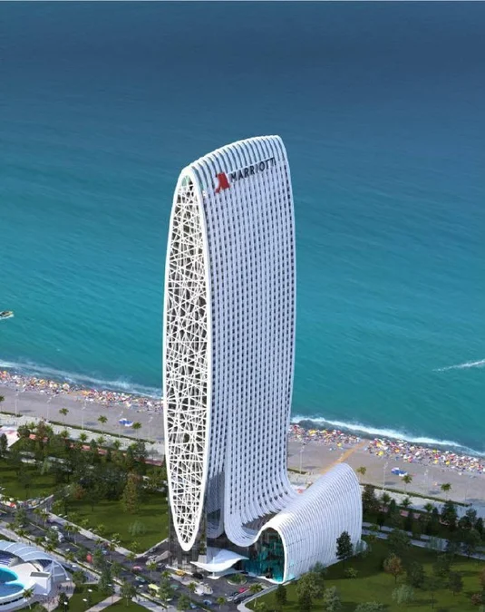 Студия -$120000 MarriottPrivilege Руставели Грузия виднаморе квартира недвижимость