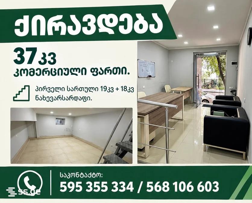 Commercial space For Rent. Saburtalo