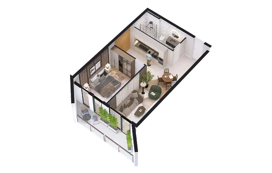 2 room flat for sale. Saburtalo