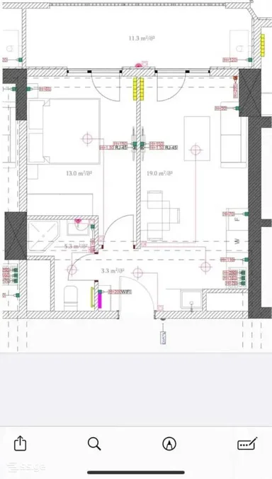 2-комнатная квартира продаётся. Sanzona