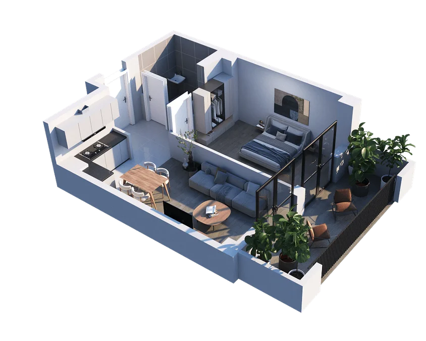 2 room flat for sale. Nadzaladevi