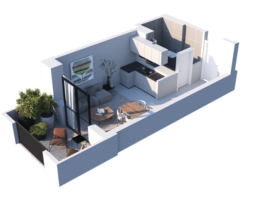 1 room flat for sale. Nadzaladevi