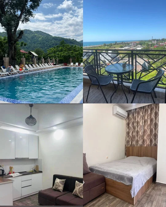 Студия в Euro Palace Gonio, 2 минуты до моря