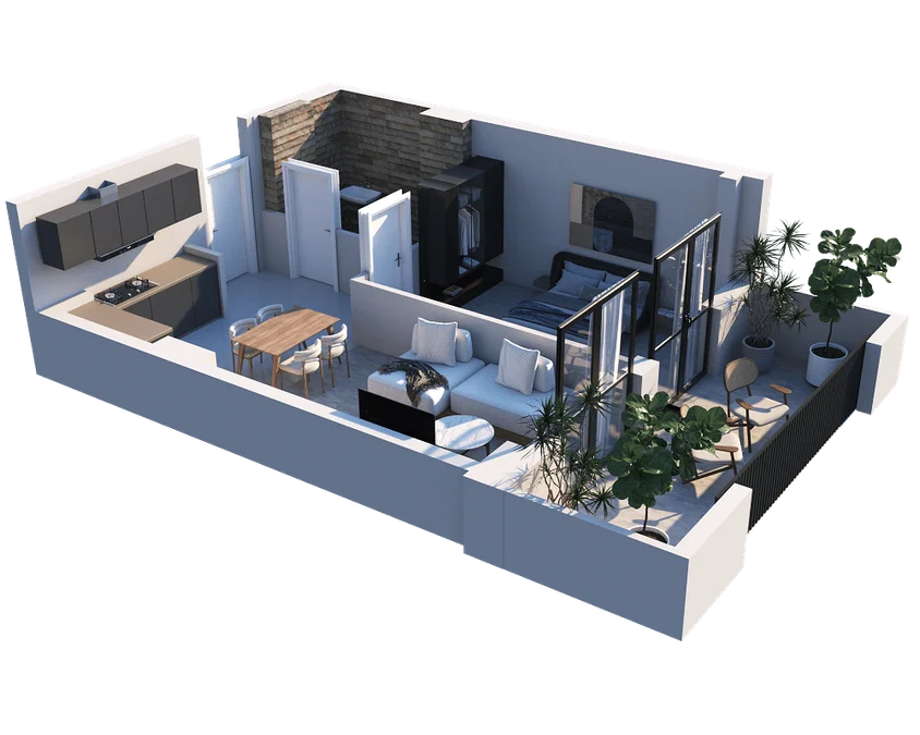 2 room flat for sale. Nadzaladevi