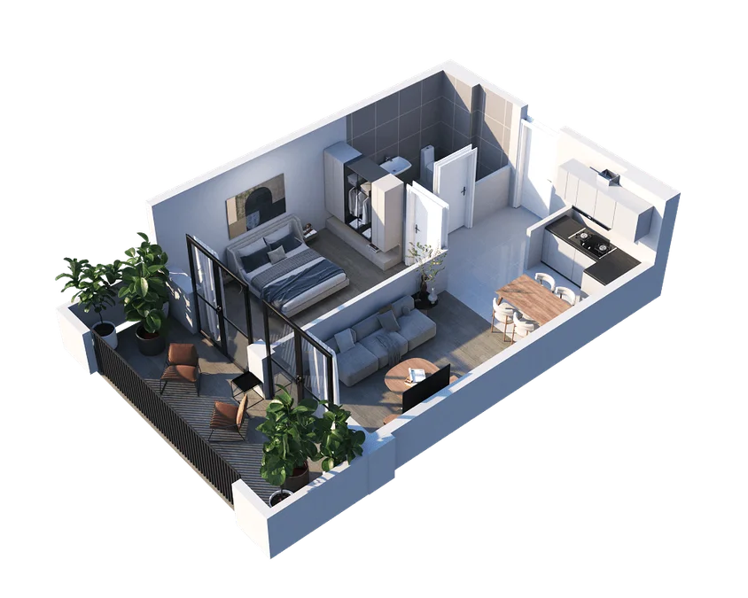 2 room flat for sale. Nadzaladevi